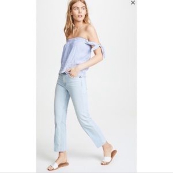 HOST PICK 🎉💖 Cupcakes and Cashmere Stripe Off the Shoulder Top - Picture 2 of 5